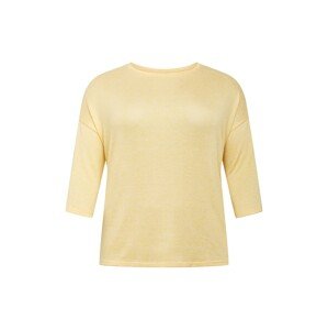 Vero Moda Curve Tričko 'BRIANNA'  žlutý melír