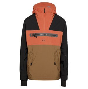 BILLABONG Outdoorová bunda 'QUEST'  černá / světle hnědá / tmavě oranžová