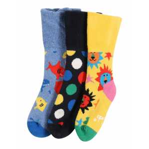 Happy Socks Ponožky  kouřově modrá / noční modrá / žlutá / červená / světle zelená