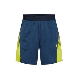 ADIDAS PERFORMANCE Sportovní kalhoty  tmavě modrá / námořnická modř / žlutá / bílá