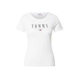 Tommy Jeans Tričko  bílá / červená / marine modrá