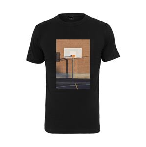 Mister Tee Tričko 'Pizza Basketball Court' mix barev / černá