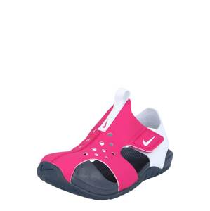 Nike Sportswear Otevřená obuv 'Sunray Protect 2'  bílá / pink / noční modrá