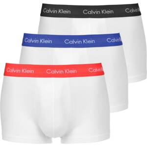 Calvin Klein Underwear Boxerky  bílá / černá / královská modrá / světle červená