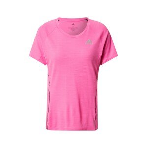 ADIDAS PERFORMANCE Funkční tričko 'Runner'  pink / černá / šedá