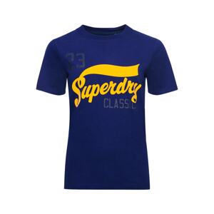 Superdry Tričko  modrá / žlutá