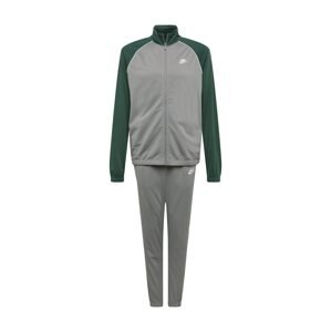Nike Sportswear Joggingová souprava  tmavě zelená / bílá / šedá