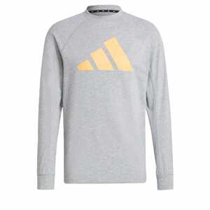 ADIDAS PERFORMANCE Funkční tričko 'Lightweight'  šedý melír / oranžová / černá / bílá