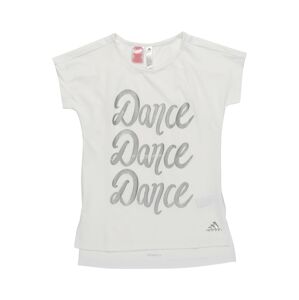 ADIDAS PERFORMANCE Funkční tričko 'Dance'  bílá / stříbrná