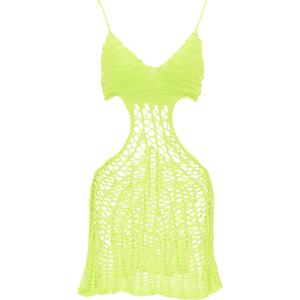 MYMO Plážové šaty  svítivě zelená