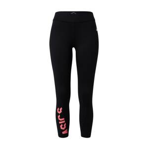 ASICS Sportovní kalhoty  černá / pink