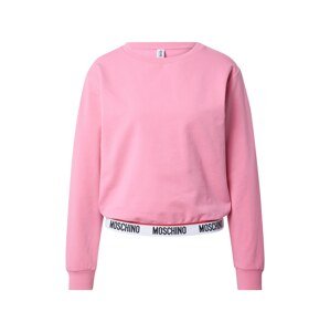 Moschino Underwear Mikina  světle růžová / bílá / černá
