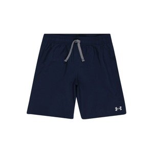 UNDER ARMOUR Sportovní kalhoty  námořnická modř / bílá