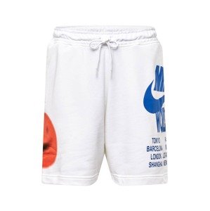 Nike Sportswear Kalhoty 'Worldtour'  bílá / královská modrá / červená