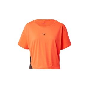 PUMA Funkční tričko 'Ladapt'  černá / oranžová