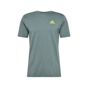 ADIDAS PERFORMANCE Funkční tričko  pastelová modrá / žlutá