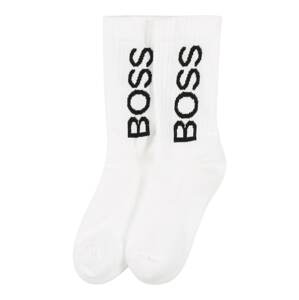 BOSS Casual Ponožky  bílá / černá