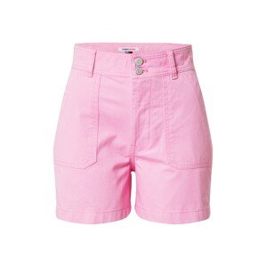 Tommy Jeans Kalhoty 'Harper'  světle růžová / námořnická modř / bílá / ohnivá červená