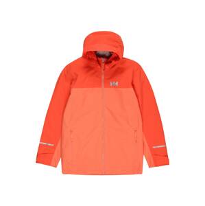 HELLY HANSEN Outdoorová bunda 'SHELTER'  broskvová / tmavě oranžová / stříbrná