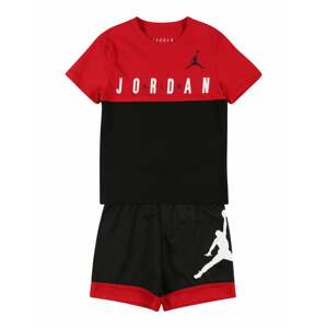 Jordan Tepláková souprava  červená / černá / bílá