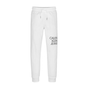 Calvin Klein Jeans Kalhoty  bílá