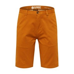 ELEMENT Chino kalhoty  koňaková / oranžová