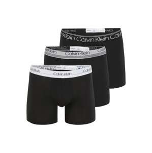Calvin Klein Underwear Krojové kalhoty  černá / bílá / šedá