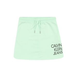 Calvin Klein Jeans Sukně  zelená / černá