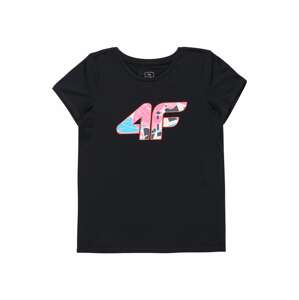 4F Funkční tričko  námořnická modř / pink / bílá / světlemodrá