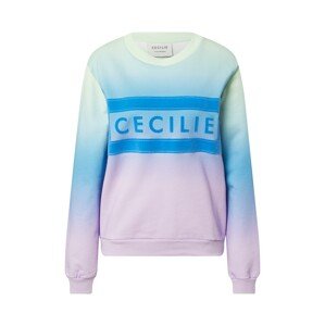 Cecilie Copenhagen Sweatshirt 'Manila Rainbow'  světle fialová / nebeská modř