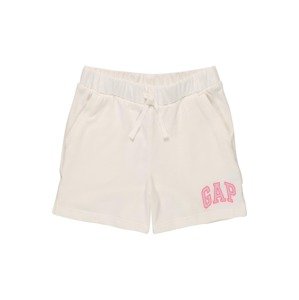 GAP Kalhoty  offwhite / pink / šedá
