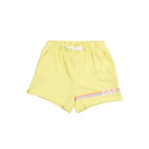 GAP Kalhoty  světle žlutá / mix barev