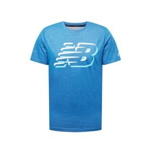 new balance Funkční tričko  modrá / bílá / světlemodrá
