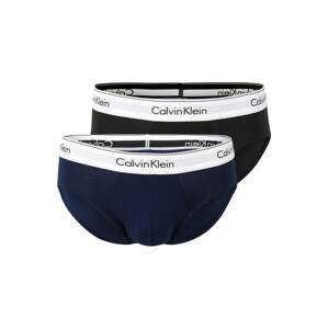 Calvin Klein Underwear Slipy  černá / bílá / tmavě modrá / světle šedá