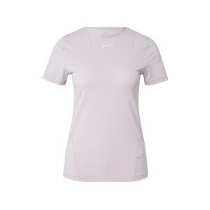 NIKE Funkční tričko  bílá / pastelová fialová