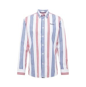 Pepe Jeans Košile 'BRYCES'  bílá / pastelově červená / chladná modrá