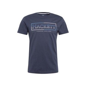 Hackett London Tričko  námořnická modř / bílá / světlemodrá
