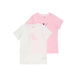 Calvin Klein Underwear Tričko  bílá / pink