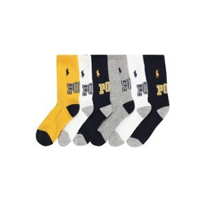 Polo Ralph Lauren Ponožky  žlutá / námořnická modř / bílá / šedý melír