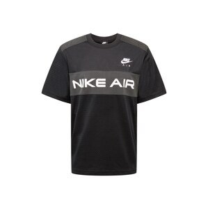 Nike Sportswear Tričko tmavě šedá / černá / bílá