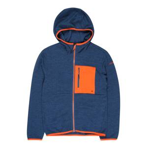 ICEPEAK Funkční flísová bunda 'Lompoc'  námořnická modř / svítivě oranžová