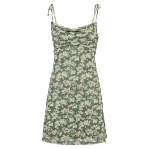 Fashion Union Letní šaty 'MOSS'  béžová / olivová / mátová / starorůžová