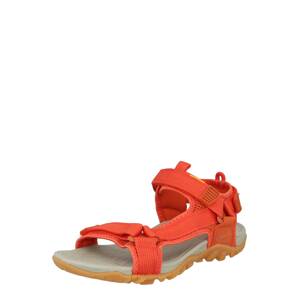 CAMEL ACTIVE Trekingové sandály  oranžově červená
