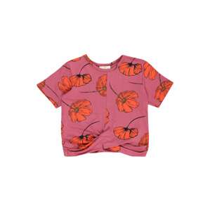 The New T-Shirt 'TRACY'  růžová / červená / hnědá