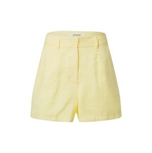 GLAMOROUS Kalhoty světle žlutá