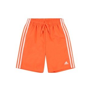 ADIDAS PERFORMANCE Sportovní kalhoty  oranžová / bílá