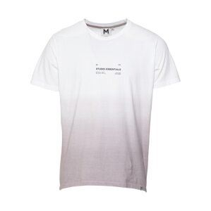 Hailys Men T-Shirt 'Steven'  šedobéžová / offwhite / černá