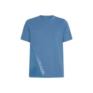 Calvin Klein Performance Funkční tričko  fialkově modrá / bílá