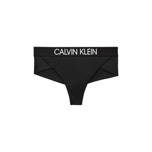 Calvin Klein Swimwear Spodní díl plavek  černá / bílá