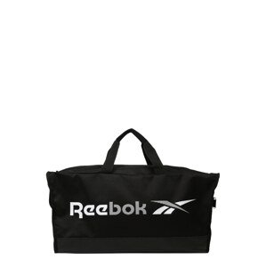 Reebok Sport Sportovní taška  černá / bílá
